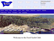 Tablet Screenshot of fordyachtclubtest.com
